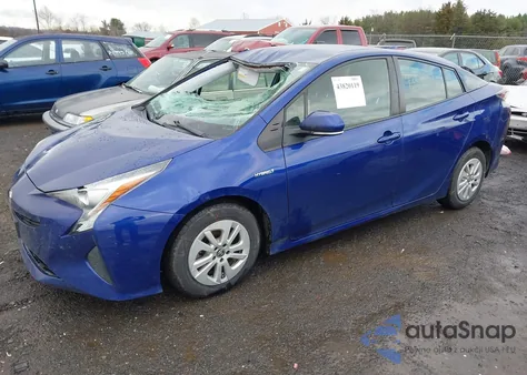 2016 Toyota Prius Two из США, поврежденный, VIN JTDKBRFU6G3500514